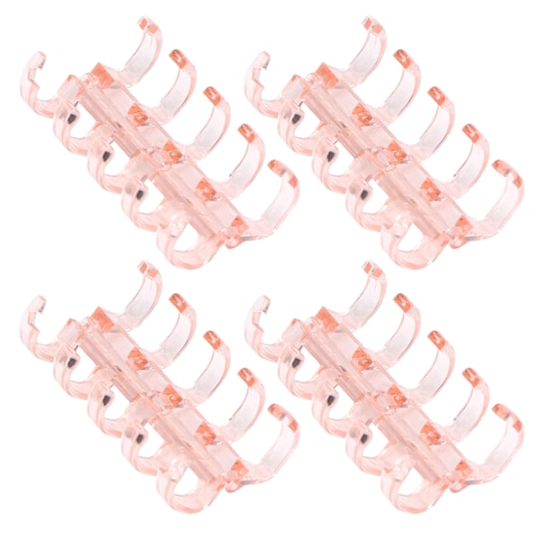 Binderinge Holder 60 Ark Papir 11mm Bindetykkelse Fri Skrivning Nem Brug Kontorartikler Transparent Rød