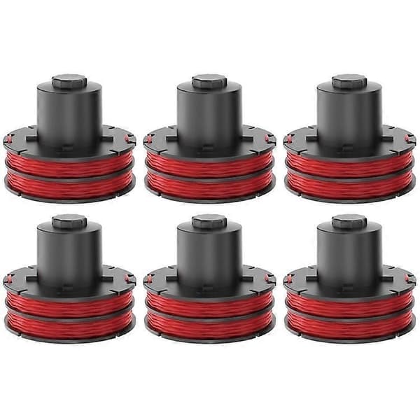 6-pack Replacement Spools for AL-KO Grass Trimmer Wire Spools 112966