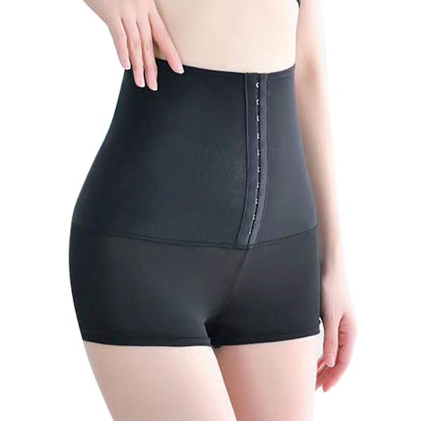 Saunashorts för Kvinnor Termisk Cirkulation Snabb Svettnings Högmidjade Yogashorts för Fitness Löpning Högmidjade Shorts XL