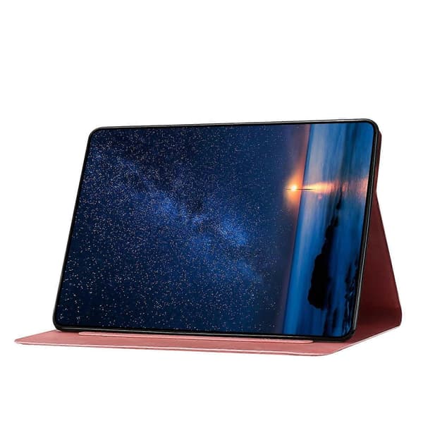 Case for iPad mini (2024)/mini (2021) Couple Cat Printed Microfiber Leather Smart Tablet Protection