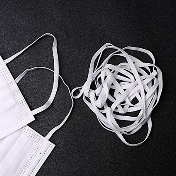 0,3/0,5/0,7 cm Elastiskt Band Gummiband Platt Dragsko Syband