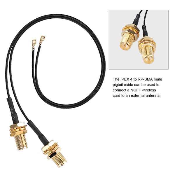 4 stk. Trådløs m.2/NGFF Netværkskort Kabel til Intel 9260NGW /7265AC/9650AC /BCM94360