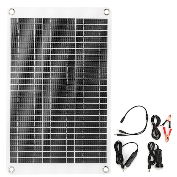 15W ETFE Flexible Polysilicon Solar Panel Solar Car Battery Charger Board Mobile Phone Charger 12V