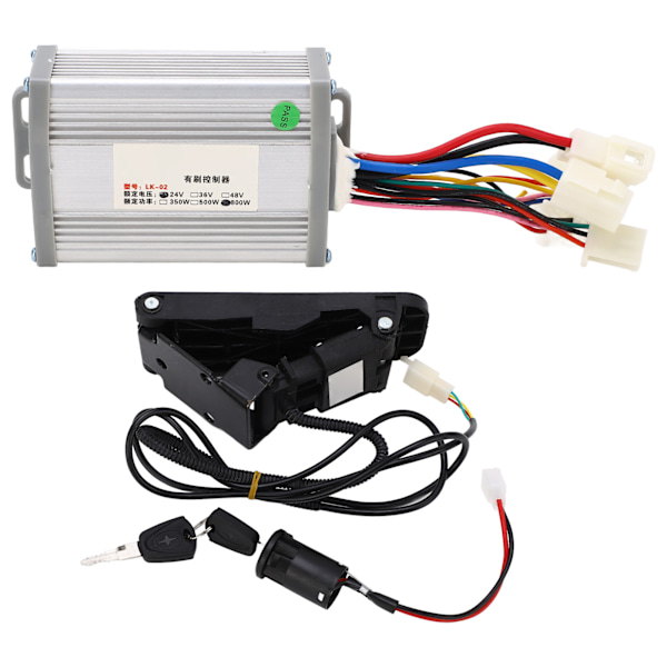 24V 800W Elektrisk Trehjulede Controller Pedal Accelerator Kit Lithium Batteri Cykel Retrofit Kit