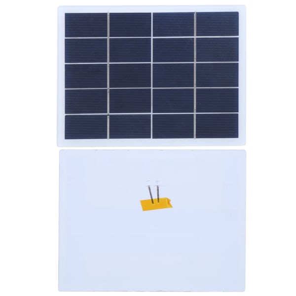 3W 5V polykristallint silikon Solpanel Solar Laminat DIY DC Output Laddare Batteri