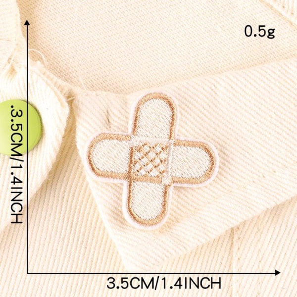 33 Band Aid sarjakuva silmälappu tarvikkeet merkki vaatetustarvikkeet kirjonta kangasmerkki