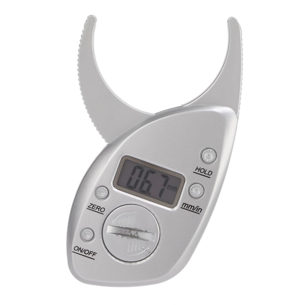 LCD Fat Caliper Digital Body Skin Fat Caliper Høy nøyaktighet Måling av rynketykkelse