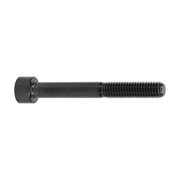 M6x50mm pyörän ohjaustangon ruuvi Houkutteleva titaaniseos pyörän ohjaustangon akselin ruuvi ulkokäyttöön musta
