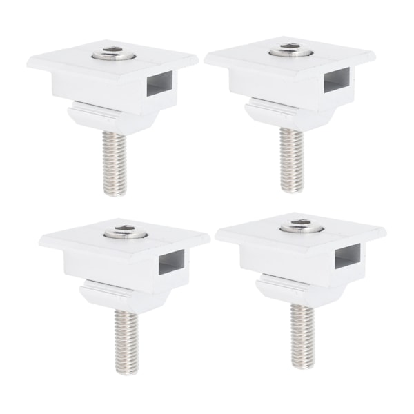 Kevyt teräs aurinkopaneeli asennuskiinnikkeet RV-veneille - 30mm Hopea