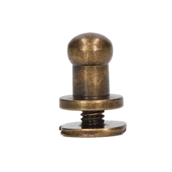 200 Sarjaa Chicago Ruuveja Pyöreä Pää Niitit 8x6mm DIY Pyöreä Pää Niitit Erittäin Kestävä Nahka Niitit Käsilaukku Vaatteet Pronssi