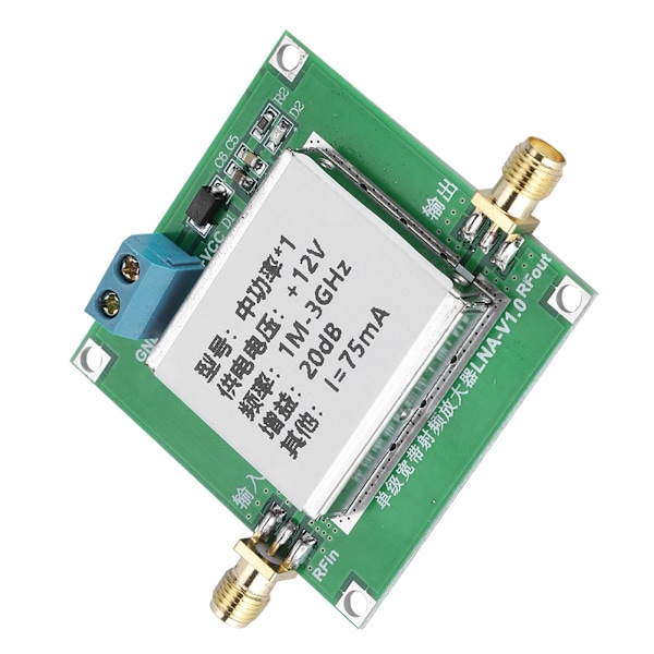 Matala Kohina LNA RF Laajakaistavahvistin Moduuli Signaalin Vahvistus 1-3000MHz 2.4GHz 20dB HF VHF/UH