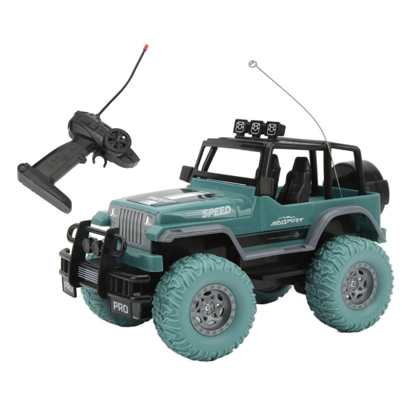 Oppladbar fjernkontrollbil i skala 1:8 med lys - perfekt leketøy for barn, gutter og voksne