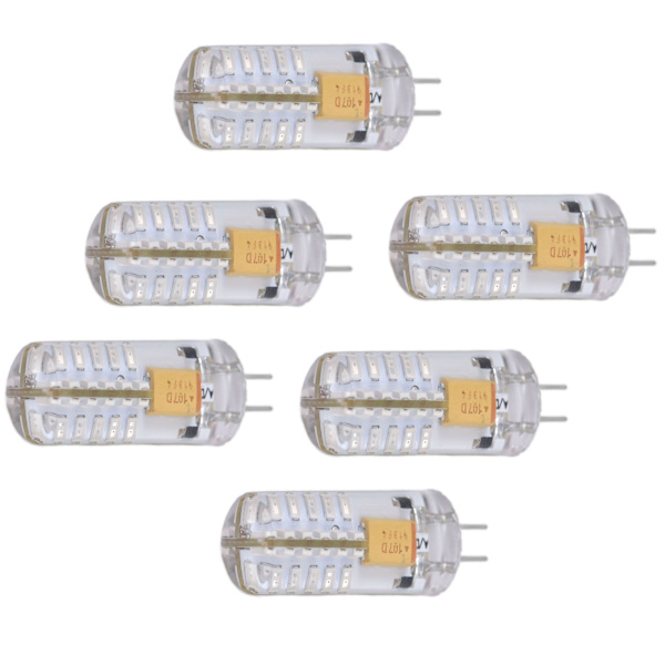 6 st LED-lampor Enkel installation Ljusöverföring Enhetlig ljusutgång Färglampa för fest Hem 12VBlå