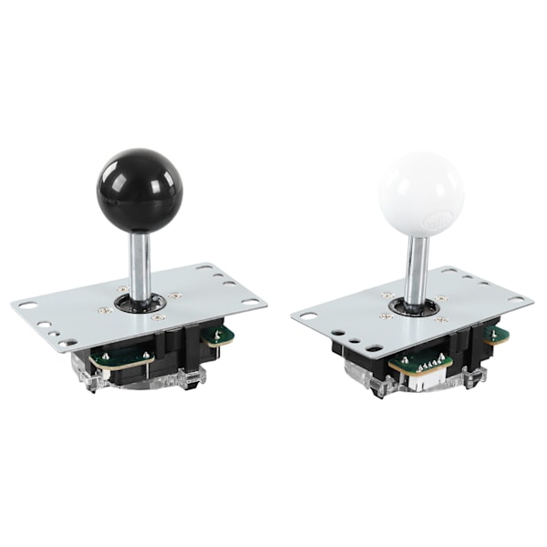 2-Spillers DIY Arcade Kit USB Spilbræt Encoder Joystick Arcade Knapper Sæt til Venner Samling Sort og Hvid