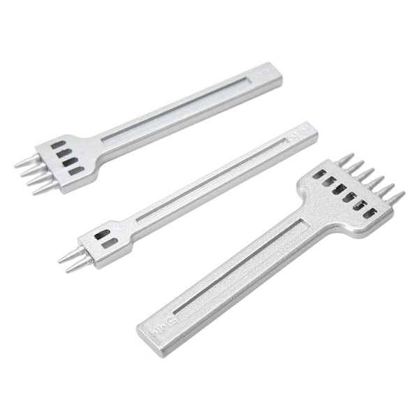 Lær Syl 2 Tenner 4 Tenner 6 Tenner Sink Legering Hvit Fin Glans Stor Åpning Utslipp Speilfinish Søm Syl 5mm