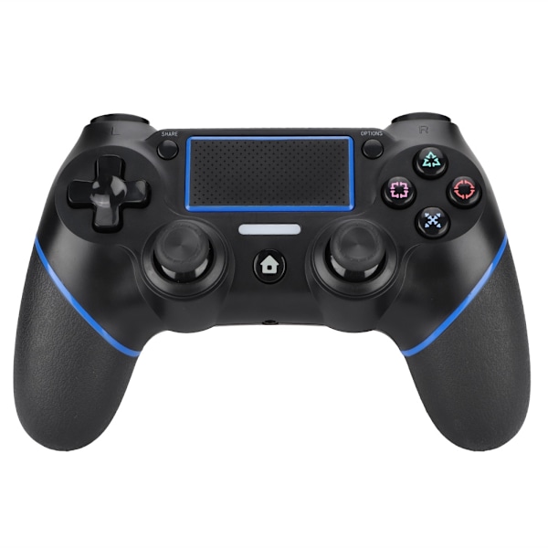 PS4-3 Trådløs Spilcontroller ABS Sort Klassisk Ergonomisk Udseende