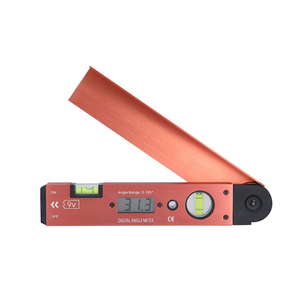 LCD Digital Protractor Inclinometer Bärbar Vinkel Finder Gauge med Nivå Bubbla för Snickare Elektriker
