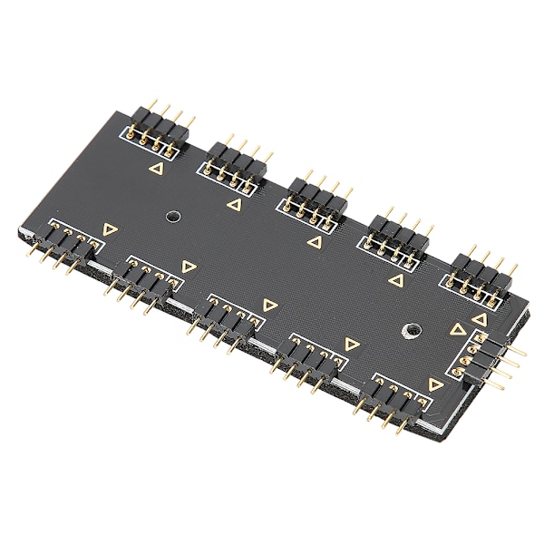 RGB Hub Controller 1‑10 RGB Hub Controller PC Chassi Fläkt Hub CPU Kylning HUB1‑10 12V ARUA Hub Controller