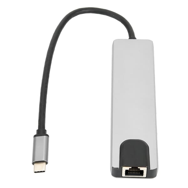 TypeC 6 i 1 Hub Multifunktionel Udvidelsesdock TypeC til UHd TYPEc HDTvSsrj45