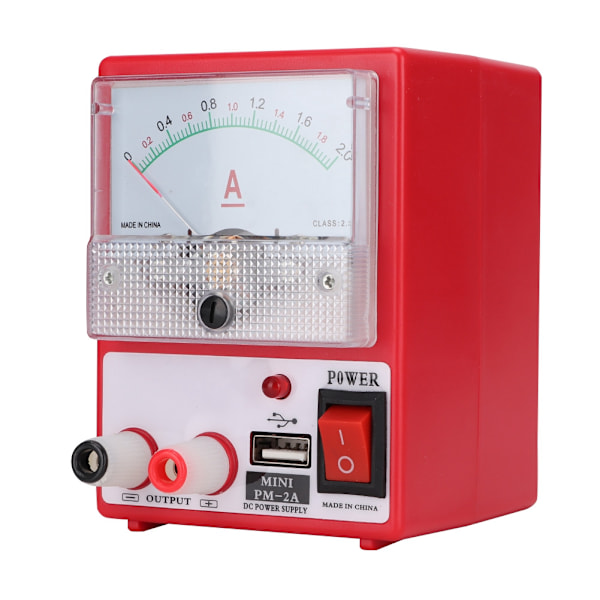 PM-2A Mini Portabel Multifunktionell Intelligent Strömförsörjning Voltmeter för Mobiltelefon