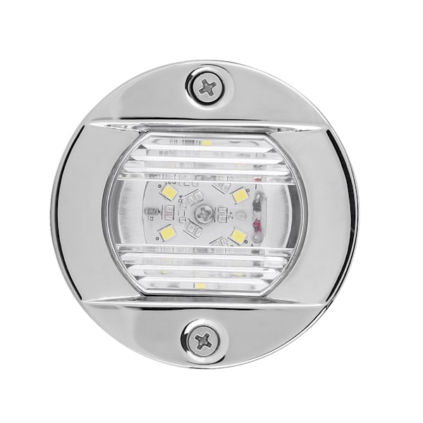 12V Marine Bådsag White LED Rustfrit Stål Vandafvisende Anker Stern Navigationslys