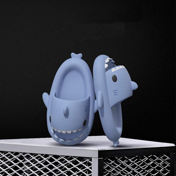 Cloud Shark Slippers - Søde Unisex Sandaler til Par, Skridsikre Strand- og Brusebadssko 36-37 beige