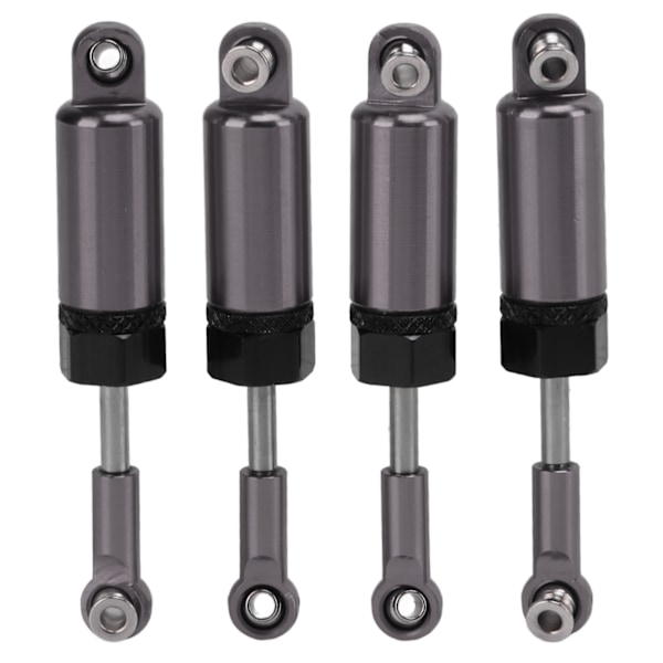 4st/set Metall Justerbar Stötdämpare för MN 1/16 Fjärrkontroll Bilmodell UppgraderingsdelarTitanfärg