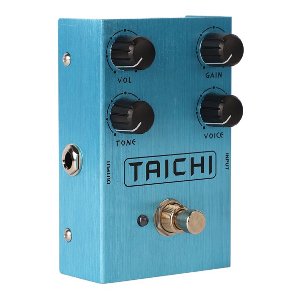 Elektriske gitareffekter Drive Pedal Effector Simulerer gitarforvrengning og overdriveeffekter AN 38 Lyseblå