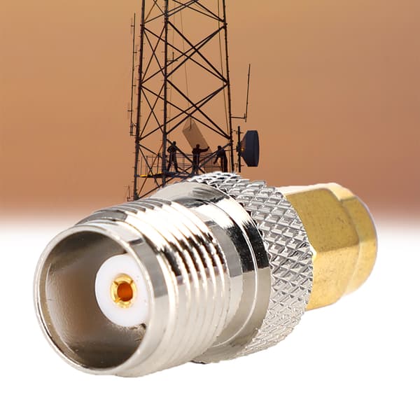 2 stk. TNC hun til SMA han RF koaksialstik adapterkonverter