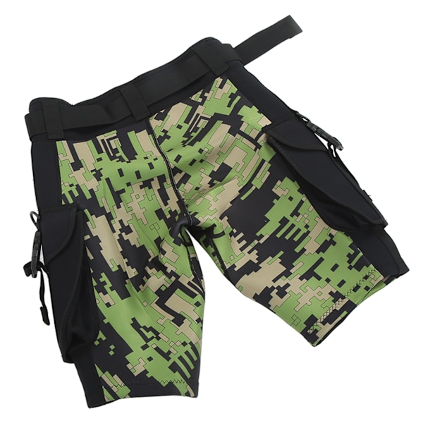 2,5 mm Dykning Våddragt Shorts Solbeskyttelse Hurtigtørrende Tætte Badebukser Snorkling Surfing Dykker Shorts M Længde (45 cm) Talje (73-83 cm)