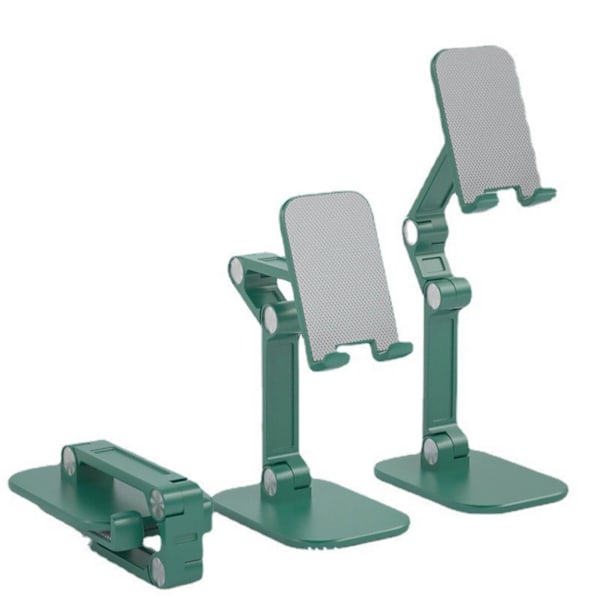 Desktop Mobilholder Justerbar Foldbar Bærbar Mobilholder Desktop Telefon Stativ Grøn