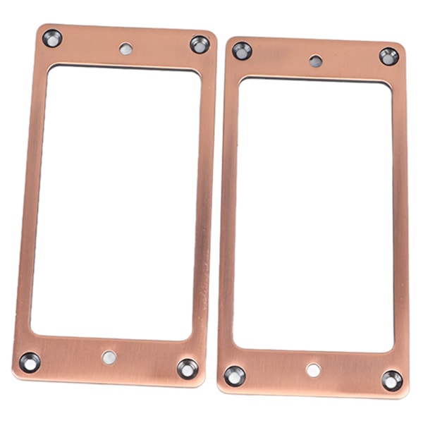 2 stk elektrisk gitar pickup ramme sink legering humbucker pickup monteringsring sett 2 x 2 mm lilla bronse