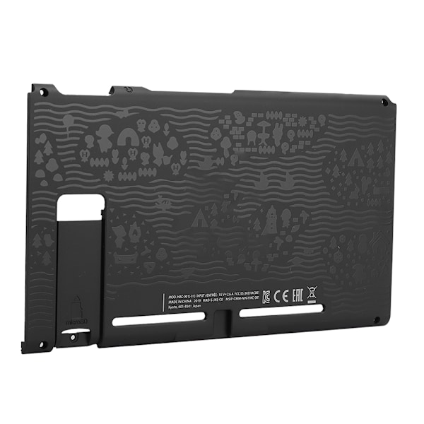Bakre Skal för Switch Spelkonsol Ersättningshus Batteriskal Panel Spelutrustning Tillbehör Rand