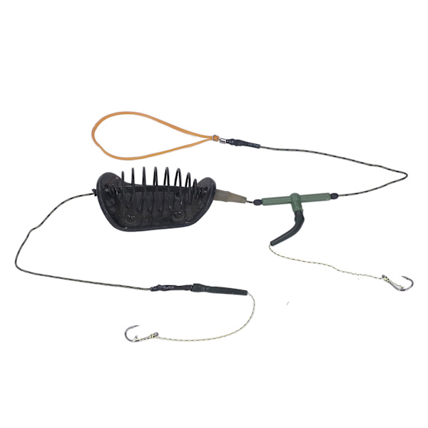Fiskekrok Stark Kraftbett Bur Effektiv Havfiskkrok med Metall Sänke för Karpfisk 50g / 1.8oz