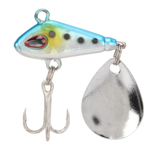 Fiske VIB Metal Mini Lures 5g konstgjorda hårda falska bete VIB sked Långt kast Fishing LureBlue