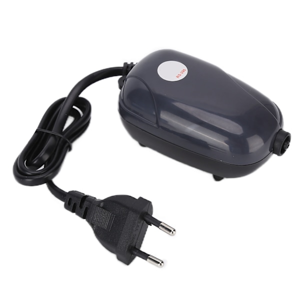 Liten professionell syrepump med tyst syresättning för akvarium, luftpump för fiskodling, enkel hål, EU-kontakt 220 V