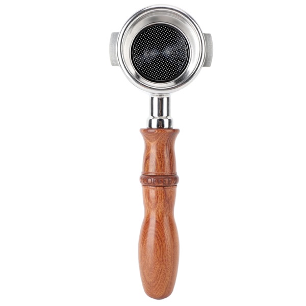 58mm Pohjaton Portafilter Ruusupuukahva Ontto Ruostumaton Teräs Kahvikone Portafilter Expobar E61:lle GEMILAI Tyyppi 1:lle