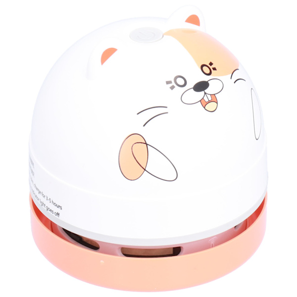 Suloinen eläinmuotoilu pöytäpölynimuri USB-lataus Mini pölynkerääjä lapsille Hamster-kuvio