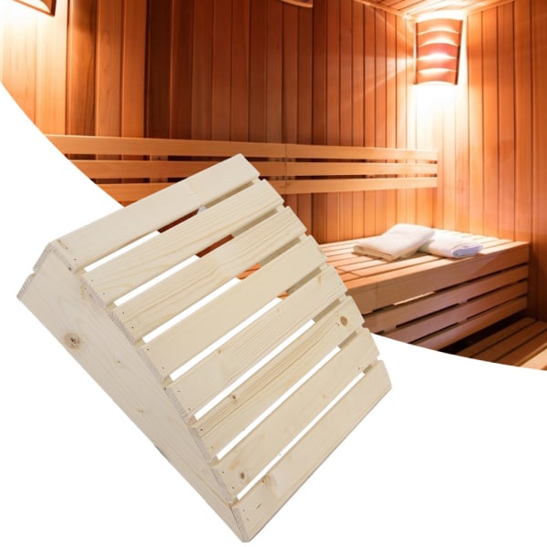 Mukava saunahuone tyynyn niskatuki - välttämättömät saunatarvikkeet