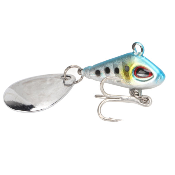 Fiske VIB Metal Mini Lures 5g konstgjorda hårda falska bete VIB sked Långt kast Fishing LureBlue