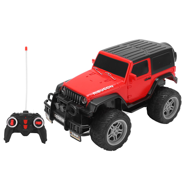 RC-kilpa-auto Ladattava 1/18 mittakaavan 4CH kauko-ohjattava maastoautolelu LED-valoilla pojille ja tytöille