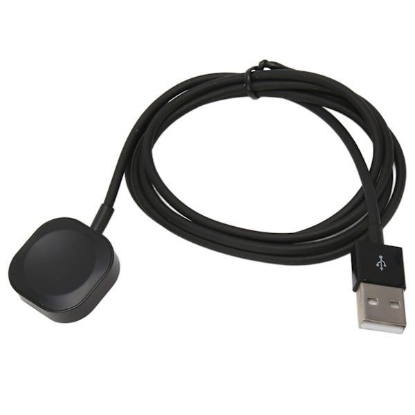 Urværk Oplader USB Magnetisk Opladning 2.5W Hurtig Opladning Ur Opladningskabel til IOS Watch Series 8 7 6 5 4 3 2 1 SE Sort Kvadrat