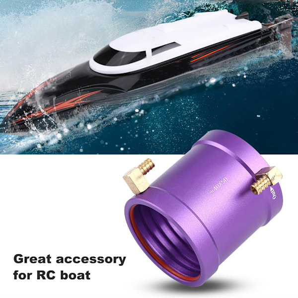 RC Båt Metall Vannkjølingsjakke Vannkjølingssett for 4074 4082 Motor