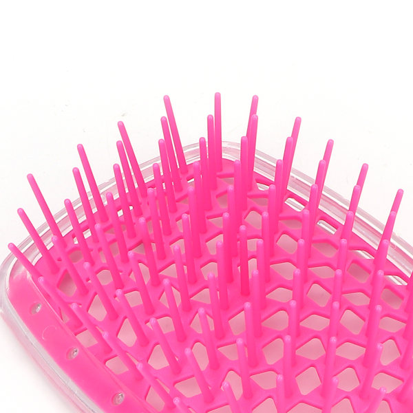 Rose Red Detangling Hair Brush - salongskvalitet ventilerad frisörkam för styling och frisörbruk