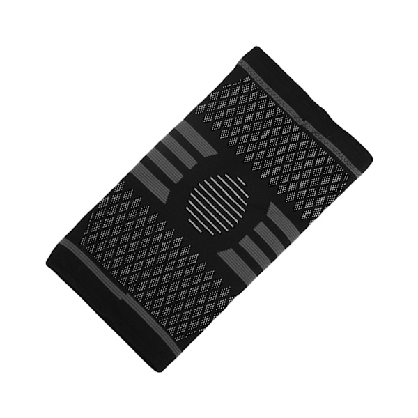 Stickade knäskydd i nylon Dubbelvävd textur Elastisk knäskydd för Fitness BasketM