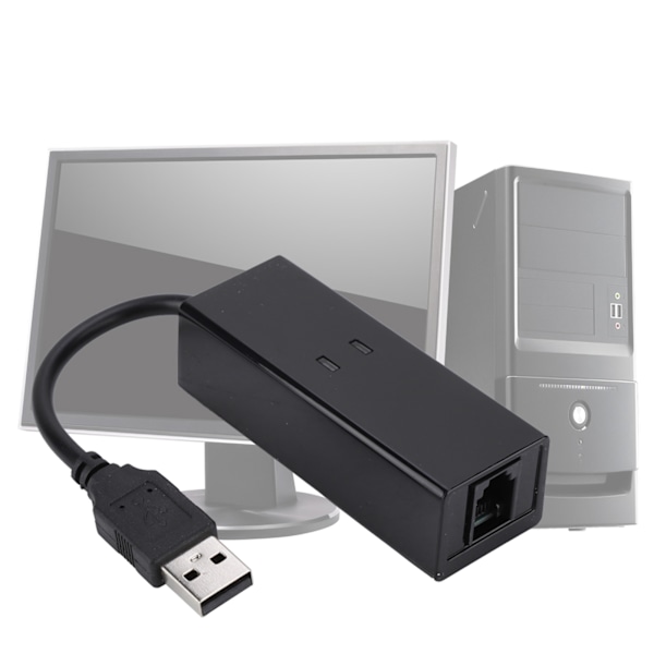 USB 56K Externt Uppringt Röstfax Datamodem Passar För Win7 Win8 Win10 XP