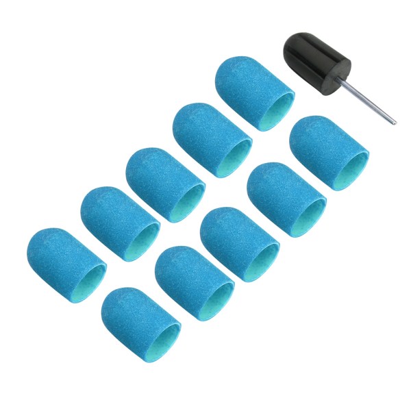 Nail Art-slipebånd Neglepolering Slipehode Sliperinghette 16 x 25 mm (blå)