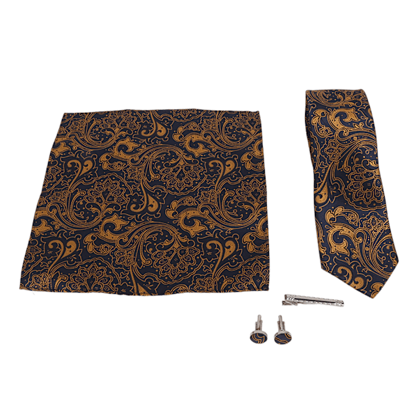 Herrslipsar Set Klassiskt Mönster Business Casual Slips Bröllopsfest Födelsedag Slips Presentförpackning