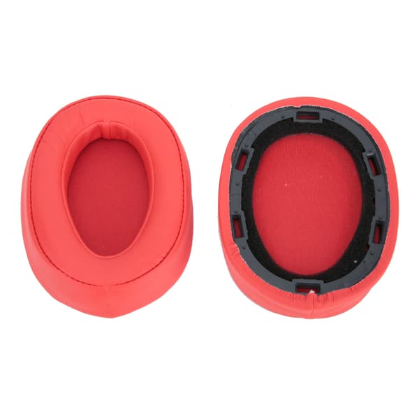 Erstatnings øreputer deksel headset pute for Sony MDR-100ABN WH H900N hodetelefon rød