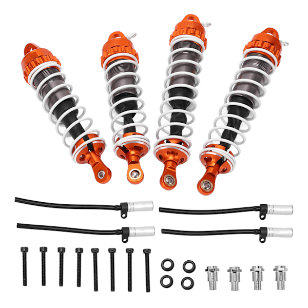 RC Dempererstatning Demperer Aluminiumlegering for ZD Racing 1/7 DBX07 (Oransje Titanfarge)